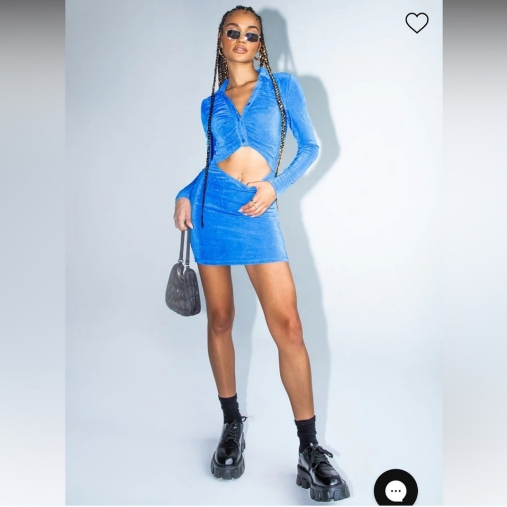 GORGEOUS Lioness Dress ASOS Brand New Blue M